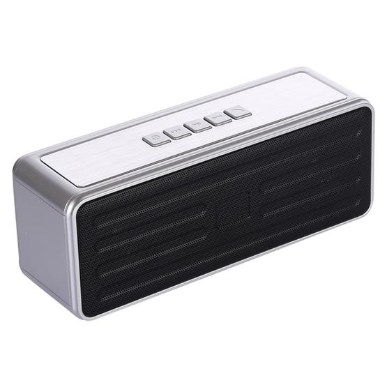 LN-24 DC 5V 1A Portable Wireless Speaker(Silver)