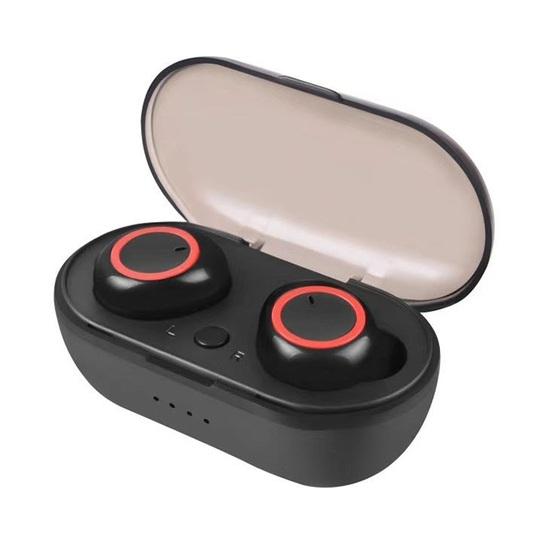 BTH-K08 TWS V5.0 Wireless Stereo Bluetooth Headset with Charging Case