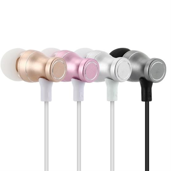 F11 Bluetooth 4.2 Hanging Neck Design Bluetooth Headset (Rose Gold)