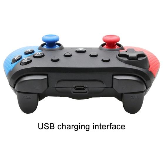 Wireless Bluetooth Game Controller Gamepad for Switch Pro, Support Turbo Function (Red)