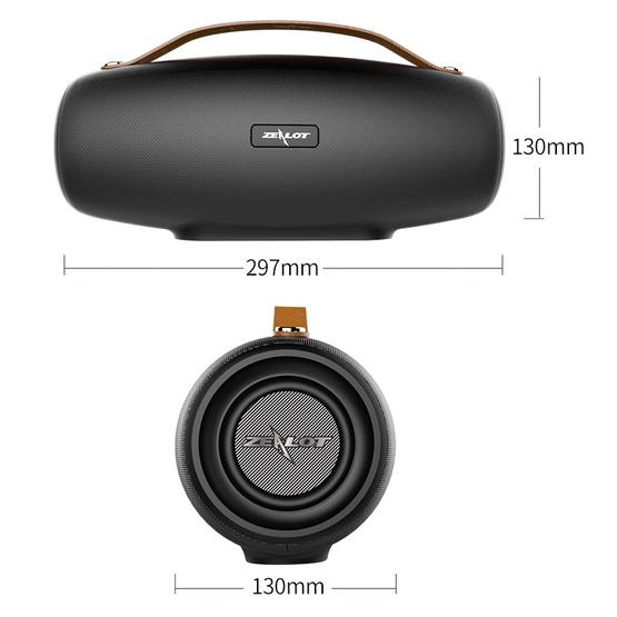 ZEALOT S27 Multifunctional Bass Wireless Bluetooth Speaker Black
