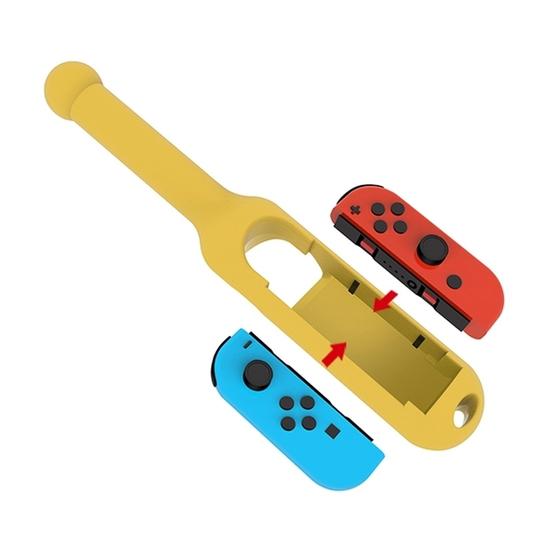 2 PCS DOBE TNS-1842 Handle Holder Grip Drumstick with Wrist Strap for Nintendo Switch Joy-con Drum Games