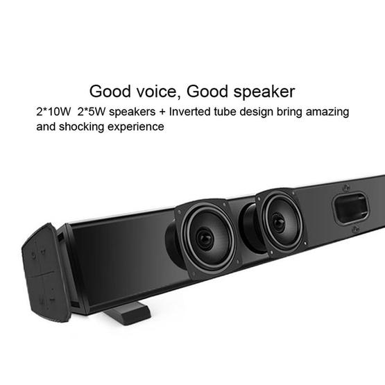 Soundbar LP-09 (CE0148) Home Theater Bluetooth Wireless Sound Bar Speaker with Remote Control(Black)