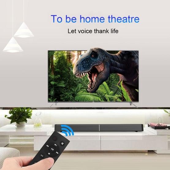 Soundbar LP-09 (CE0148) Home Theater Bluetooth Wireless Sound Bar Speaker with Remote Control(Black)