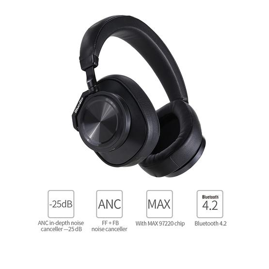 Bluedio T6 Bluetooth Version 5.0 Headset Bluetooth Headset Black