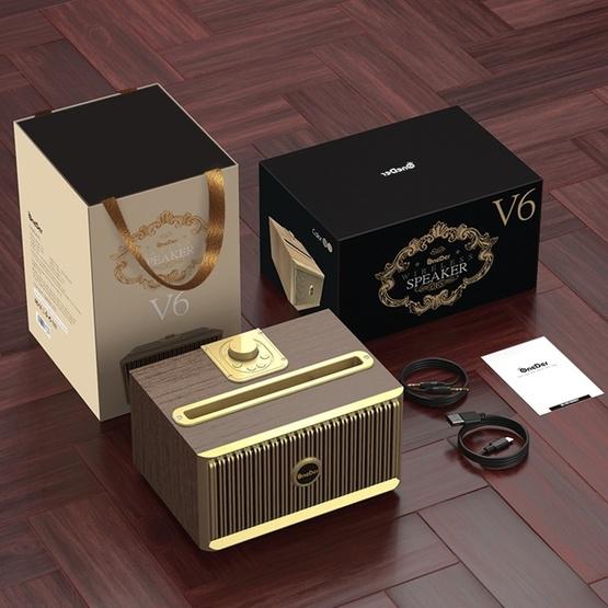 Oneder V6 Portable Wireless Bluetooth Speaker Gold