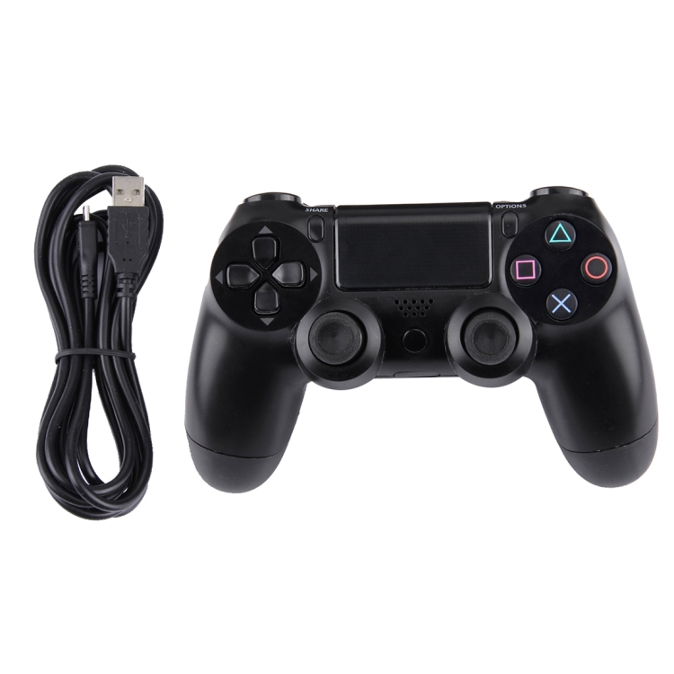 PS4 Wired USB Game Controller Gamepad, Cable Length: 1.2M(Black)