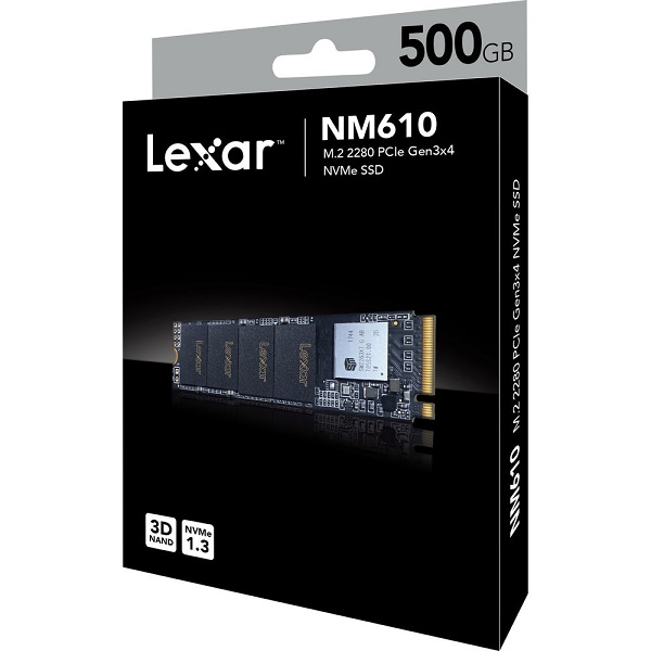 Lexar NM610 500GB NVMe SSD
