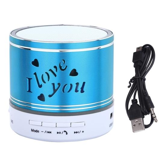 Mini Portable Bluetooth Stereo Speaker (Blue)