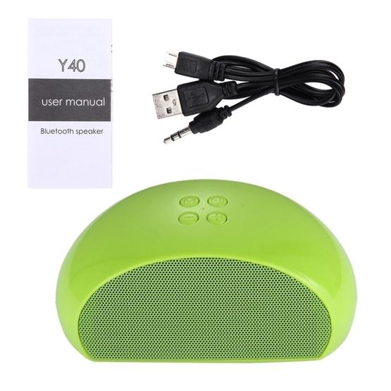 Y40 Portable Bluetooth Stereo Speaker(Green)