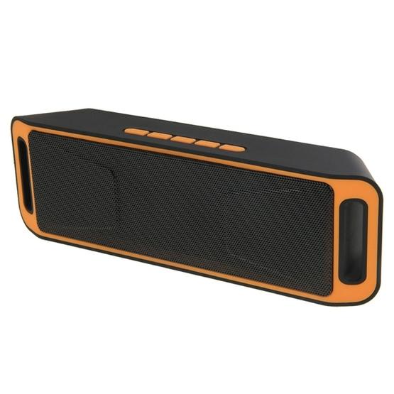 Portable Stereo Wireless Bluetooth Music Speaker(Orange)