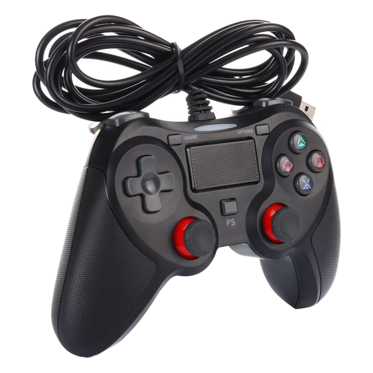 Console Vibration Wired Game Controller for PS4
