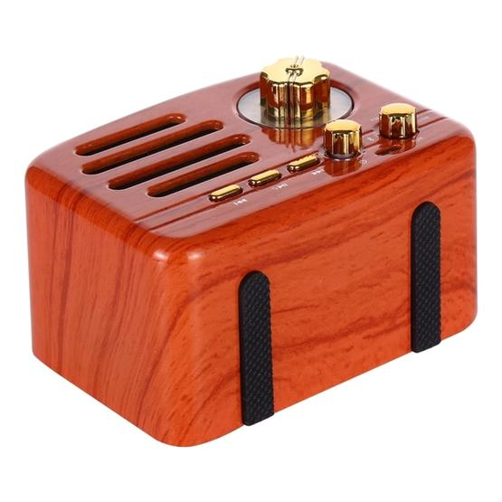 Elvis Angel MA-1500 Retro Bluetooth HiFi Radio Speaker with Colorful LED Light