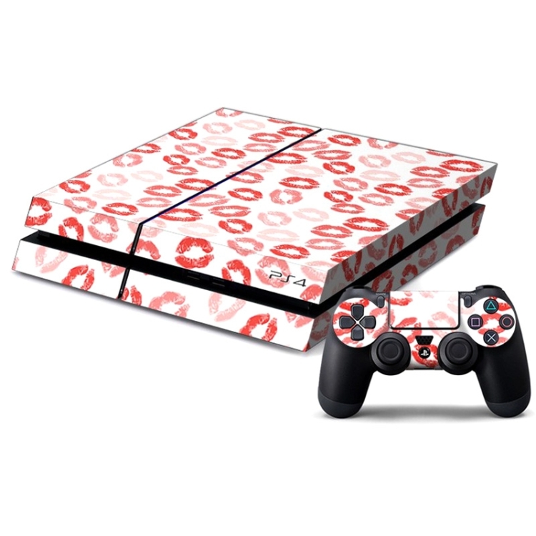 Lip Pattern Decal Stickers for PS4 Game Console