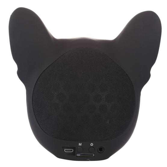 AEROBULL Bulldog Fashion Portable Bluetooth Wireless Stereo Speaker(Black)