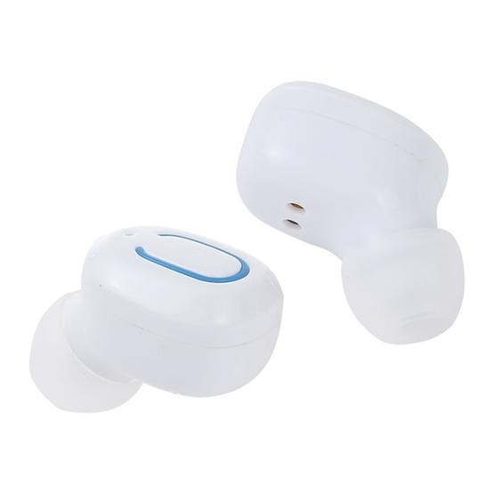 TI8S TWS Dazzling Wireless Stereo Bluetooth 5.0 Earphones with Charging Case (White)