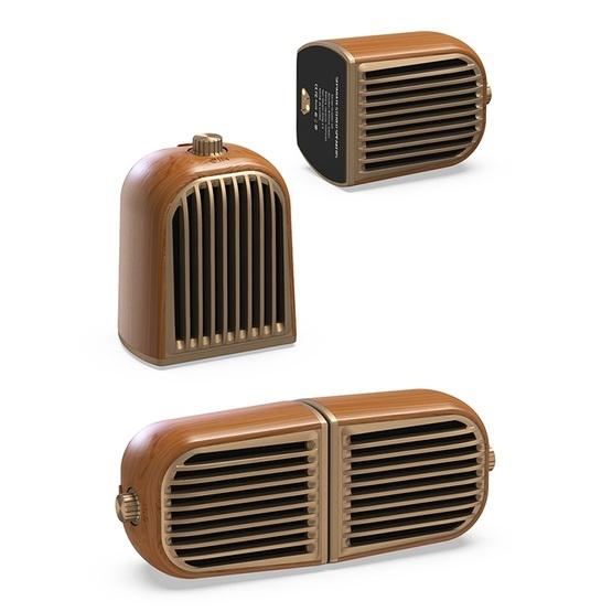 Oneder V8 Magnetic Suction Pair Stereo Sound Box Wireless Bluetooth Speaker with Strap Bronze