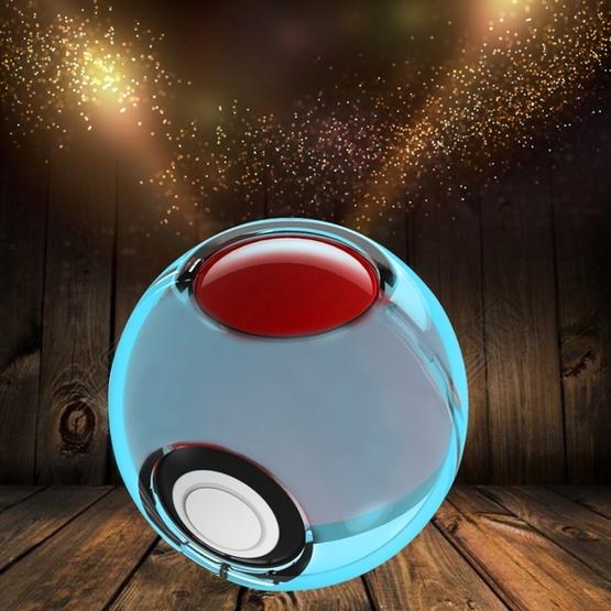 Crystal Shockproof Protector for Nintendo Switch Poke Ball Plus(Blue)