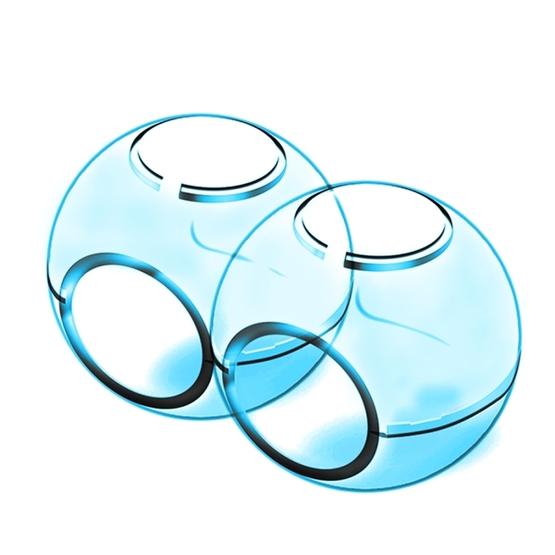 Crystal Shockproof Protector for Nintendo Switch Poke Ball Plus(Blue)