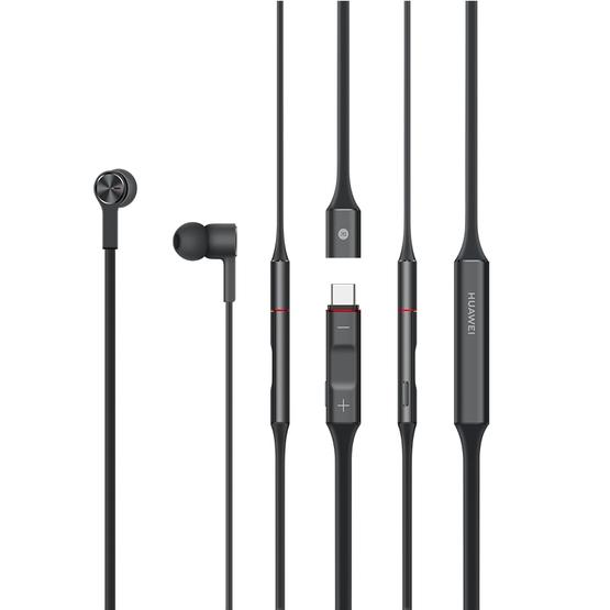 HuAwei FreeLace Bluetooth 5.0 Waterproof Hanging Neck Sports In-ear Bluetooth Headset Black