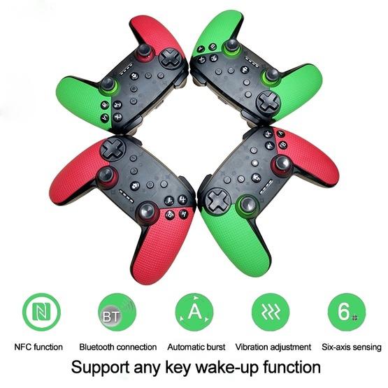 Wireless Game Controller Gamepad for Switch Pro, Support Any Key Wake Up & NFC Function(NT0159D)