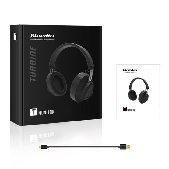 Bluedio TM Bluetooth Version 5.0 Headset Bluetooth Headset Can Connect Cloud Data to APP Black