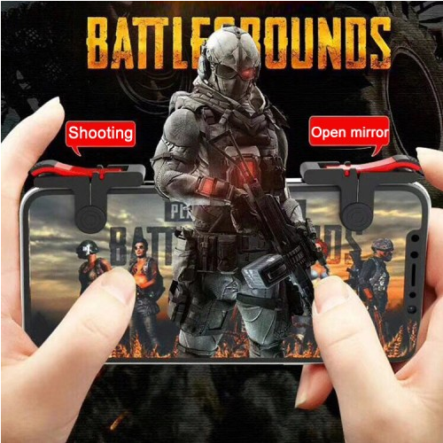 D9 1 Pair Mobile Phone Gaming Handle L / R Shooter PUBG Game Controller