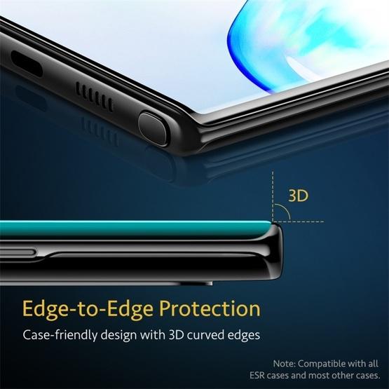 2 PCS ESR 9H Full Coverage Explosion-proof Tempered Glass Film for Galaxy Note 10(Black)