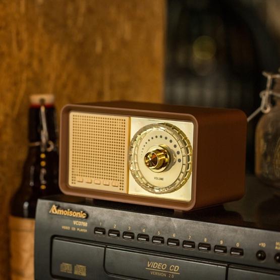 MY100BT Retro Stereo Wireless Bluetooth Speaker