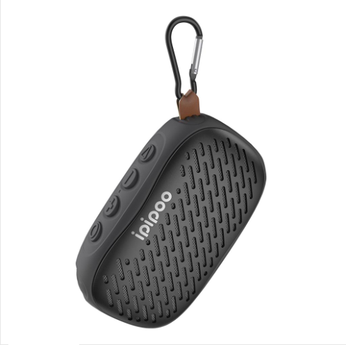 ipipoo YP-6 Outdoor Waterproof IPX45 Hand-held Wireless Bluetooth Speaker Black