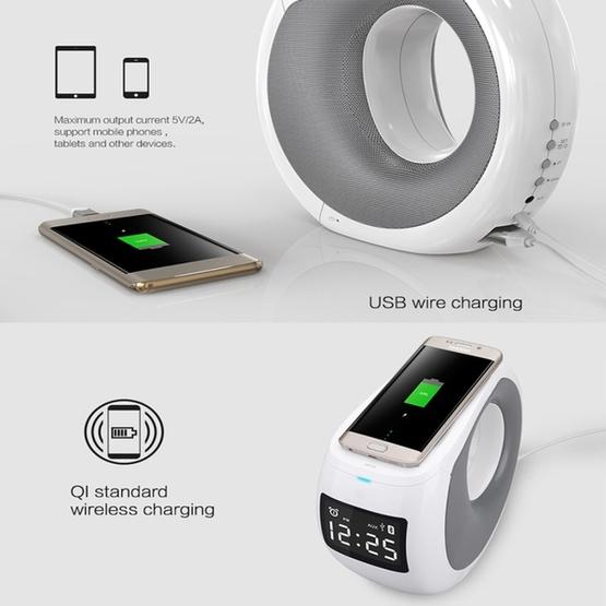 NILLKIN MC1 CE / RoHs / FCC Certificated QI Standard Wireless Charging Transmitter + Bluetooth Speaker (US Plug)