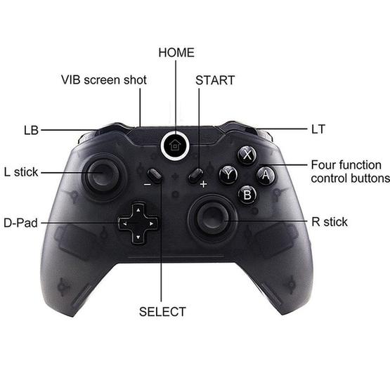 Wireless Gamepad Game joystick Controller For Nintendo Switch Pro Host Bluetooth controller Support Somatosensory Vibration