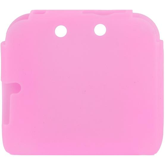 Pure Color Ultra Thin Silicone Case for Nintendo 2DS(Pink)