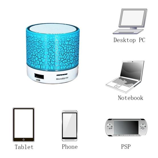 A9 Mini Portable Bluetooth Stereo Speaker(White)