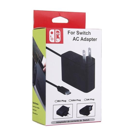 For Nintendo Switch NS Game Console Wall Adapter Charger Charger Adapter Charging Power, DC 5V, Cable Length: 1.5m, US Plug(Black)