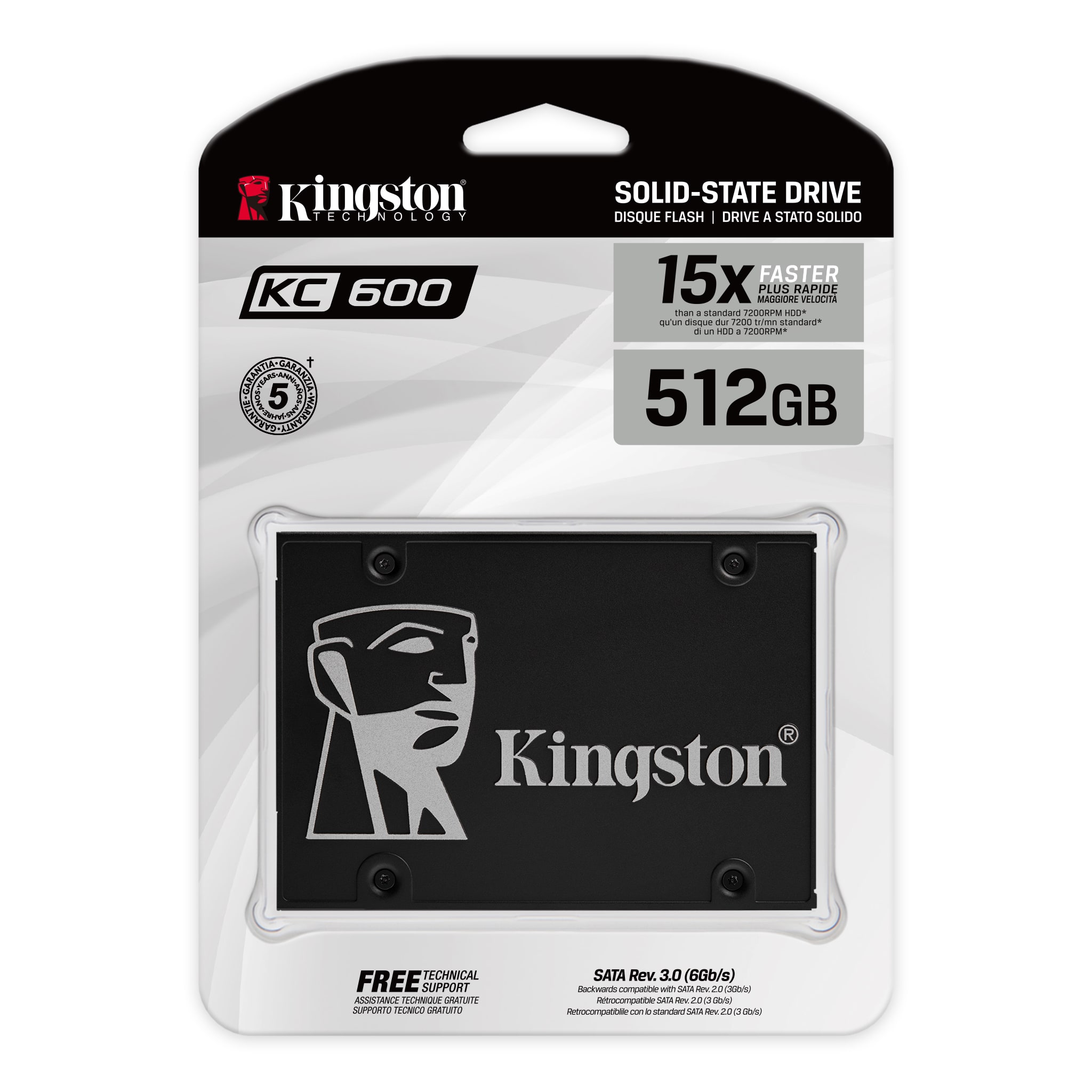 Kingston SSDNow KC600 512GB (SKC600/512G)