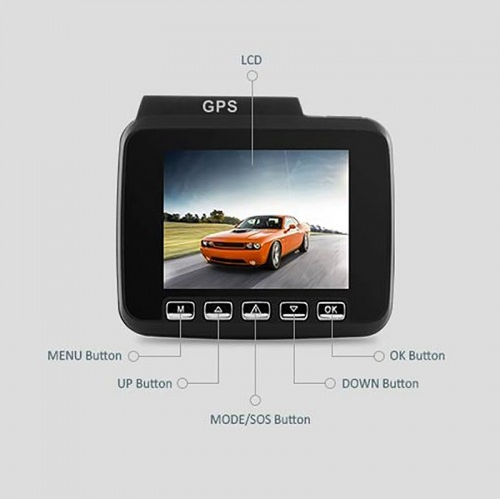 Car DVR - GS63H 2.4 inch LCD Screen HD 2880 x 2160P