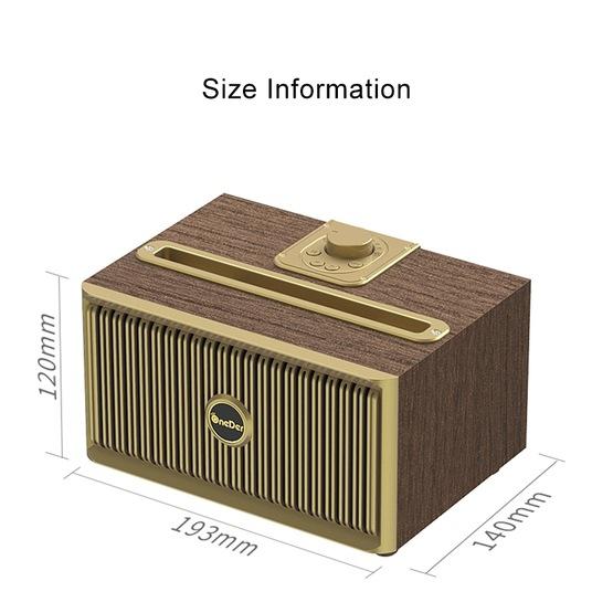 Oneder V6 Portable Wireless Bluetooth Speaker Bronze