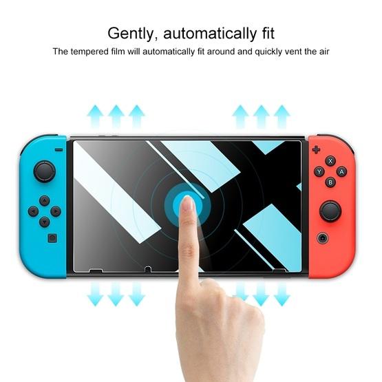 50 PCS Anti-scratch Tempered Glass Screen Film for Switch Lite