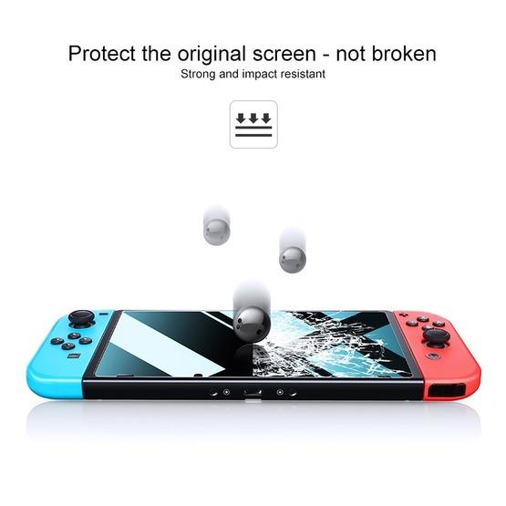 50 PCS Anti-scratch Tempered Glass Screen Film for Switch Lite