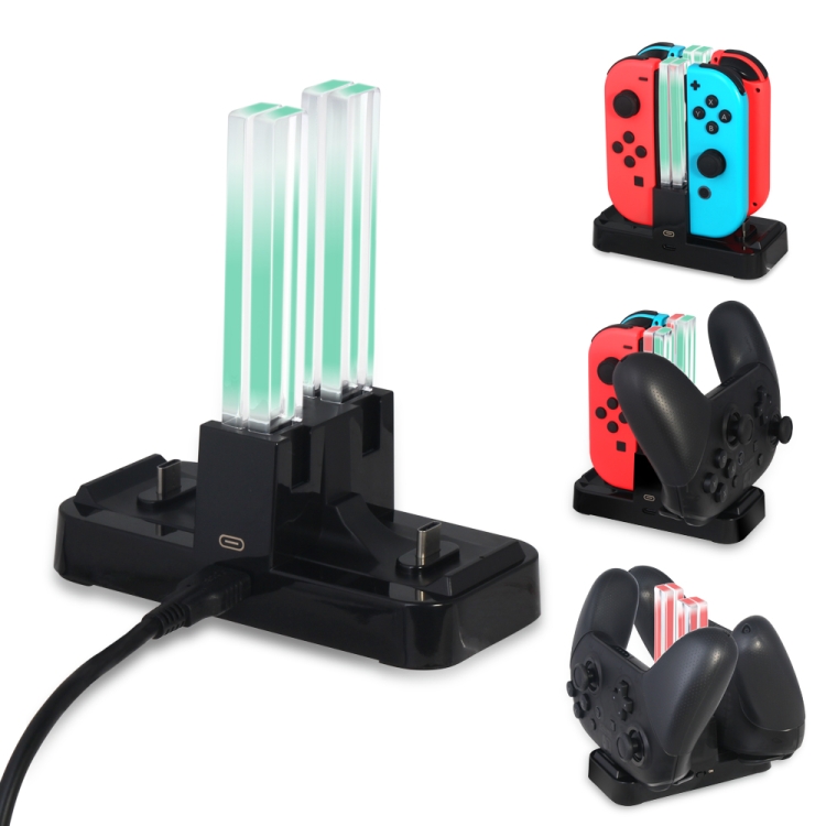 Multi-Function Charging Dock Station For Nintendo Switch Joy-Con Pro Controller Game Accessories