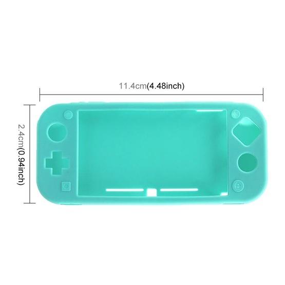 IPLAY Game Host Silicone Full Coverage Protective Case with Screen Protector for Switch Lite(Mint Green)
