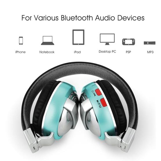 BTH-868 Stereo Sound Quality V4.2 Bluetooth Headphone (Green)