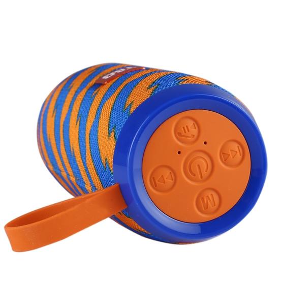 T&G TG106 Portable Wireless Bluetooth V4.2 Stereo Speaker with Handle Orange+Blue