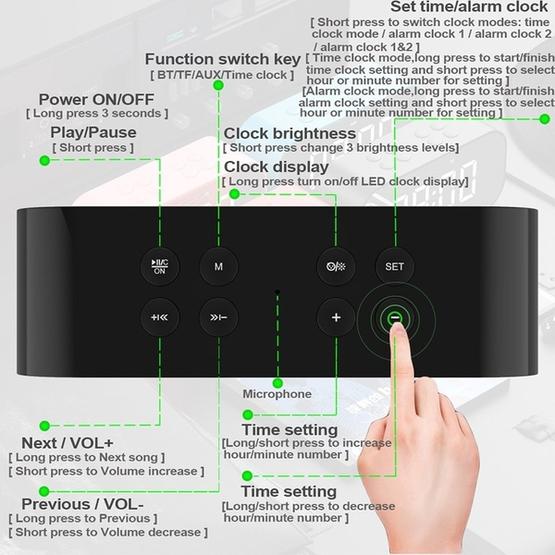 AEC BT501 Bluetooth 5.0 Mini Speaker (Black)