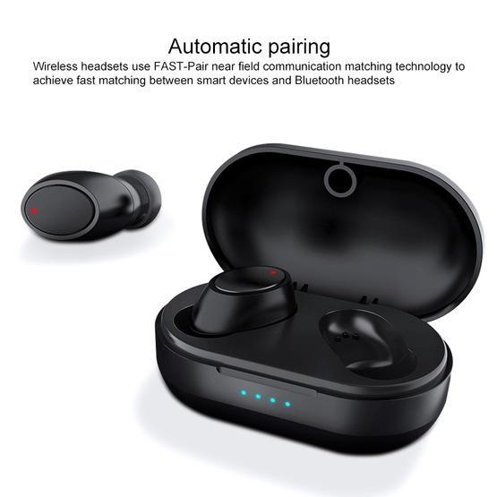 Air3 TWS V5.0 Wireless Stereo Bluetooth Headset with Charging Case (Black)