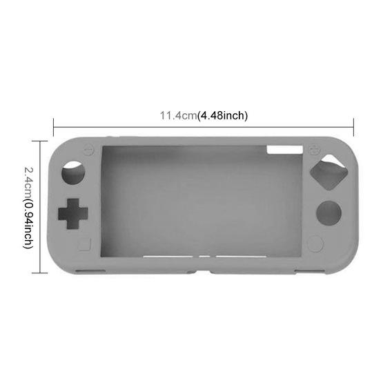 IPLAY Game Host Silicone Full Coverage Protective Case with Screen Protector for Switch Lite(Grey)
