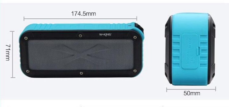 W-KING S20 Loundspeakers IPX6 Waterproof Bluetooth Speaker Portable Bluetooth Speaker Green