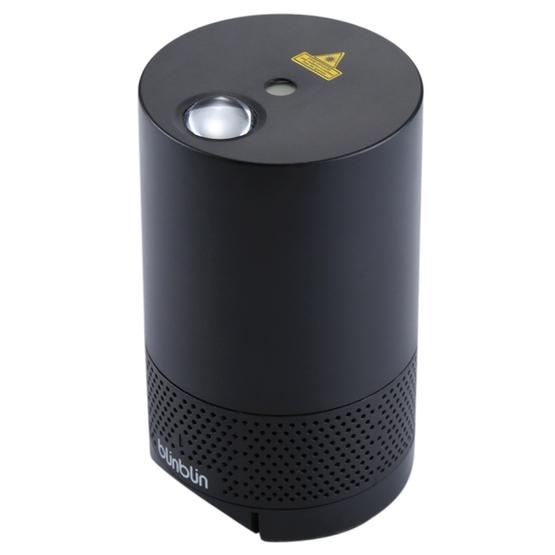 Blinblin Major 1 6W USB Charging Portable RGB Laser Projector Bluetooth Stereo Sound Speaker(Black)