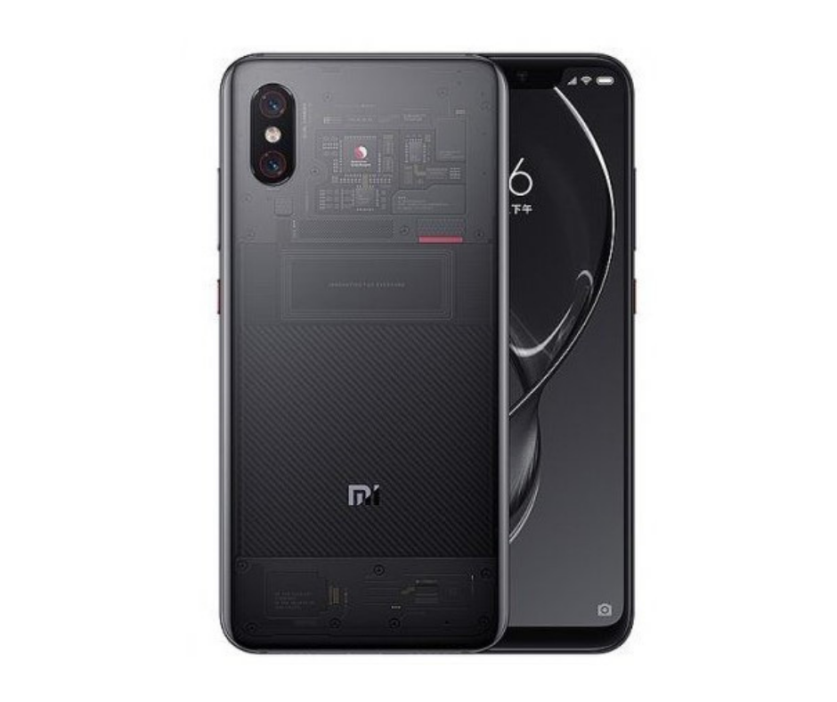 xiaomi mi 8 pro transparent black